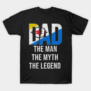 Bonaire Dutch Dad The Man The Myth The Legend - Gift for Bonaire Dutch Dad With Roots From Bonaire Dutch T-Shirt